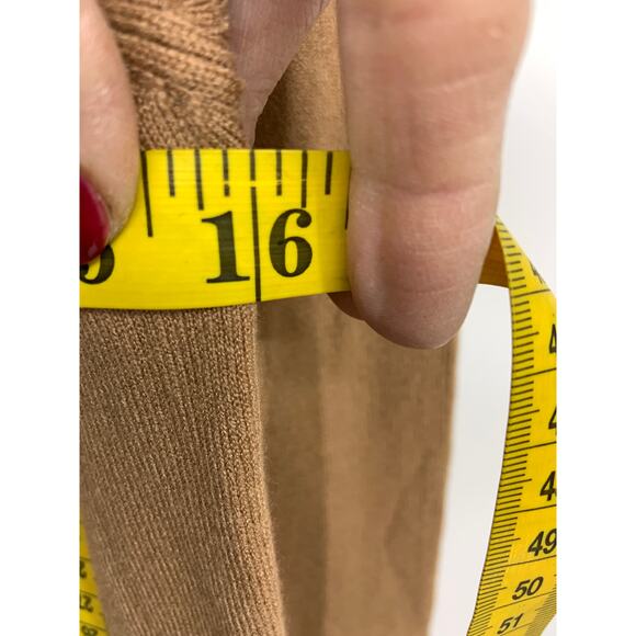 On Twelfth Brown Turtle Neck Long Sleeve Sweater Top Size S - Picture 7 of 8